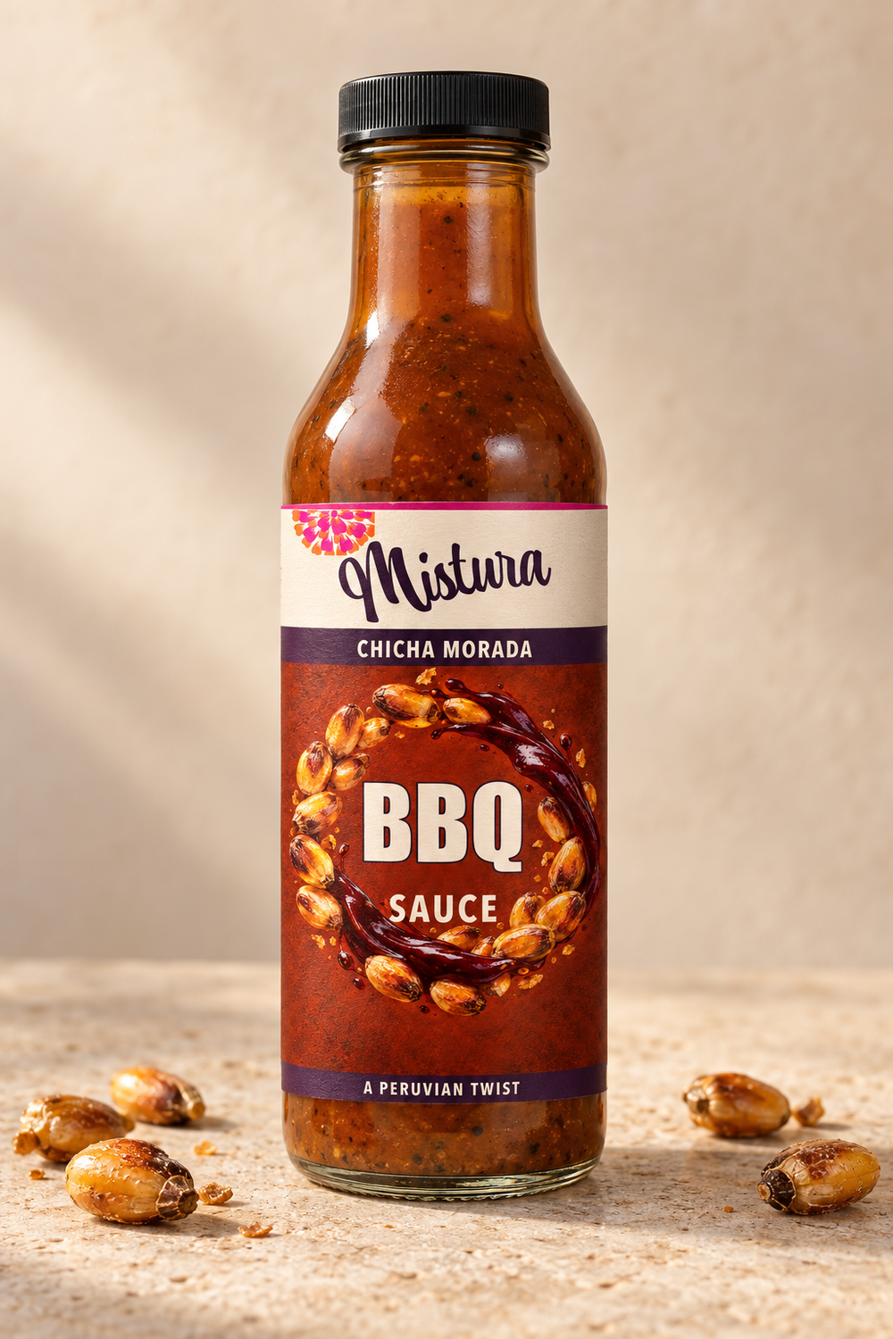 Mistura Chicha Morada BBQ Sauce bottle — packaging preview