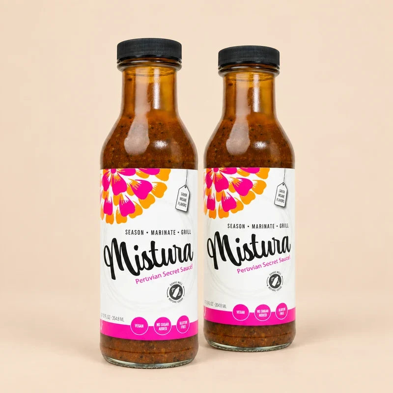 Two-bottle Mistura sauce duo
